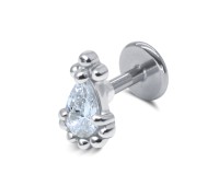 Beautiful Crystal Tragus Piercing TRP-2421
